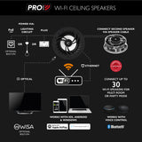 Lithe Audio Pro Series IP44 Bathroom Wi-Fi, belaidis lubinis garsiakalbis