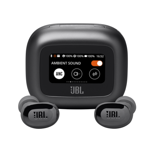 JBL Live Buds 3, In-Ear belaidės triukšmą slopinančios ausinės, su išmaniu dėklu, belaidžiu krovimu