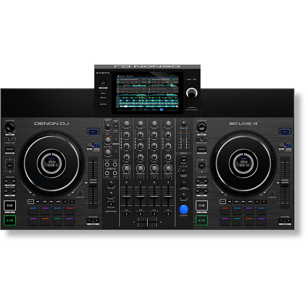 Denon SC LIVE 4, DJ valdiklis su WiFi ir spalvotu 7" ekranu