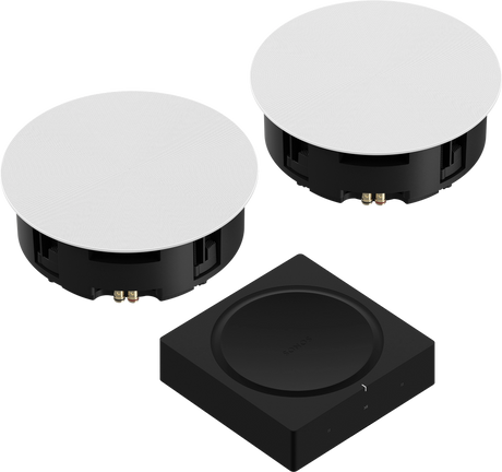 Sonos į sieną montuotas rinkinys In-Ceiling Set Amp + In-Ceiling Speakers