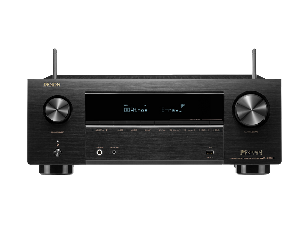 Denon AVR-X2800H, 7.2 kanalų namų kino resyveris