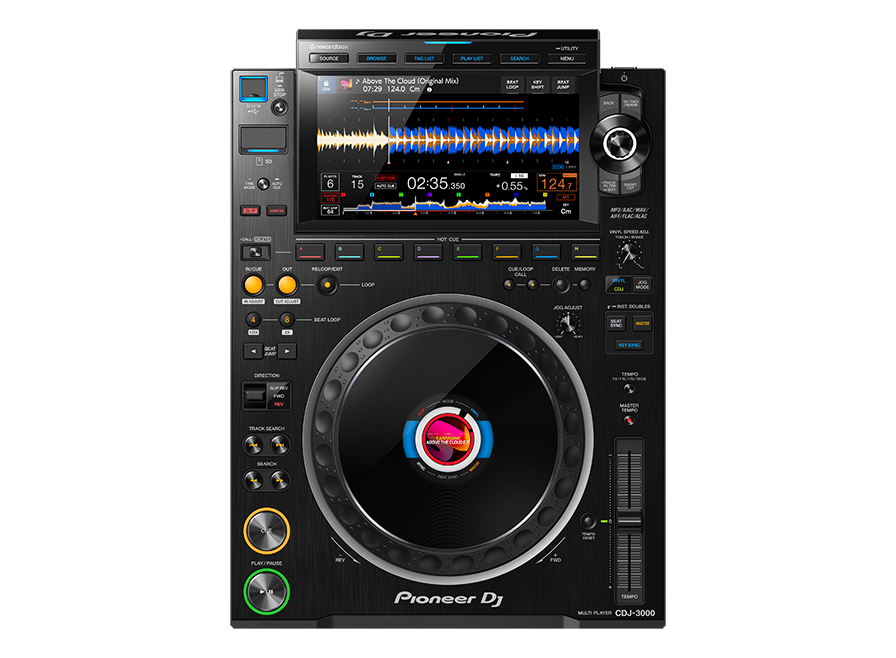 PIONEER CDJ-3000, DJ grotuvas su  spalvotu 9" ekranu