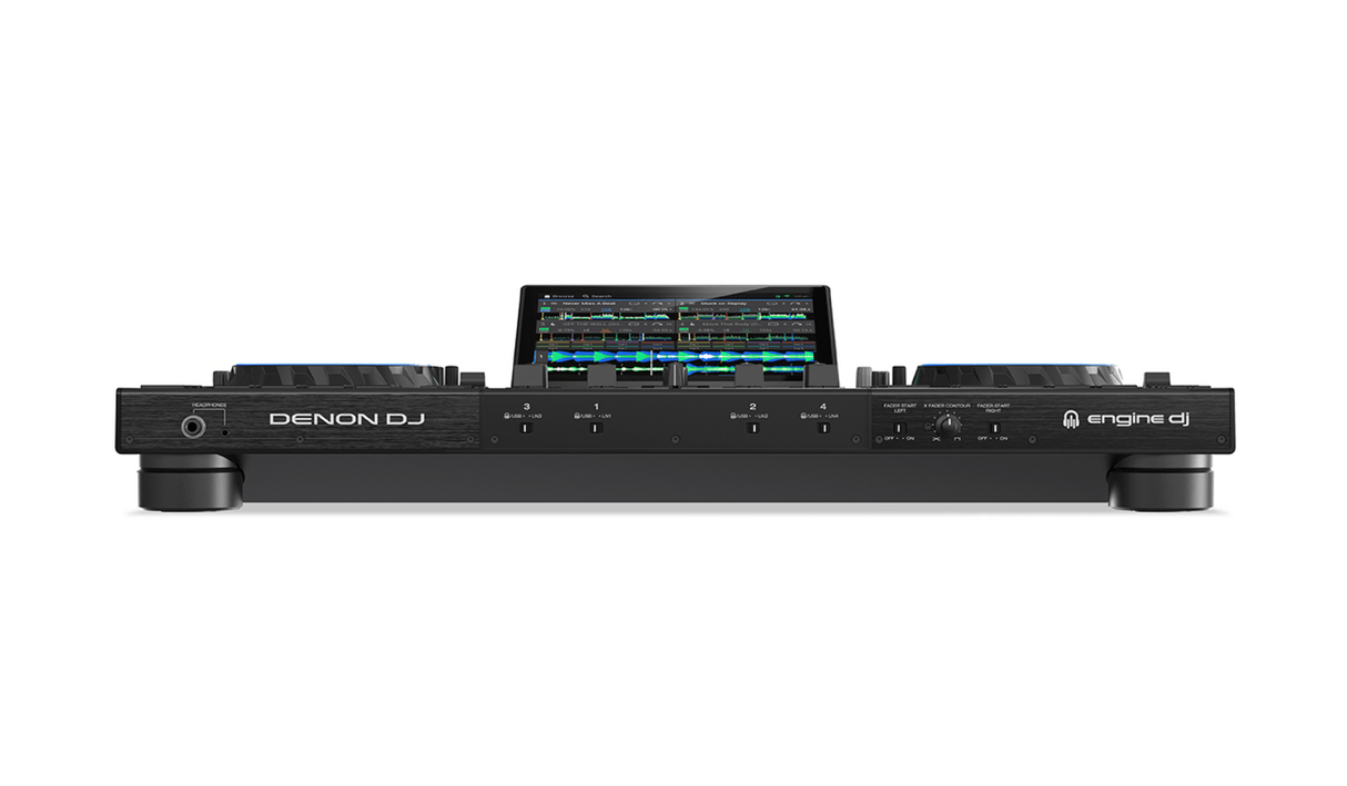 Denon Prime 4+,  DJ sistema su spalvotu 10.1" ekranu