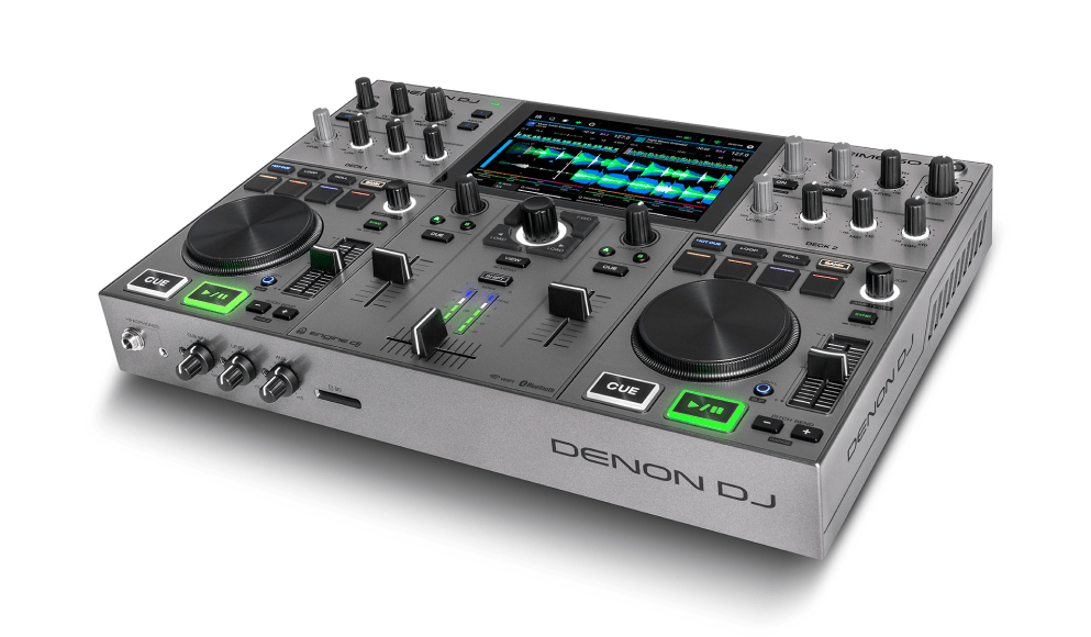 Denon PRIME GO+,  nešiojama DJ sistema su įkraunama baterija ir Wi-Fi