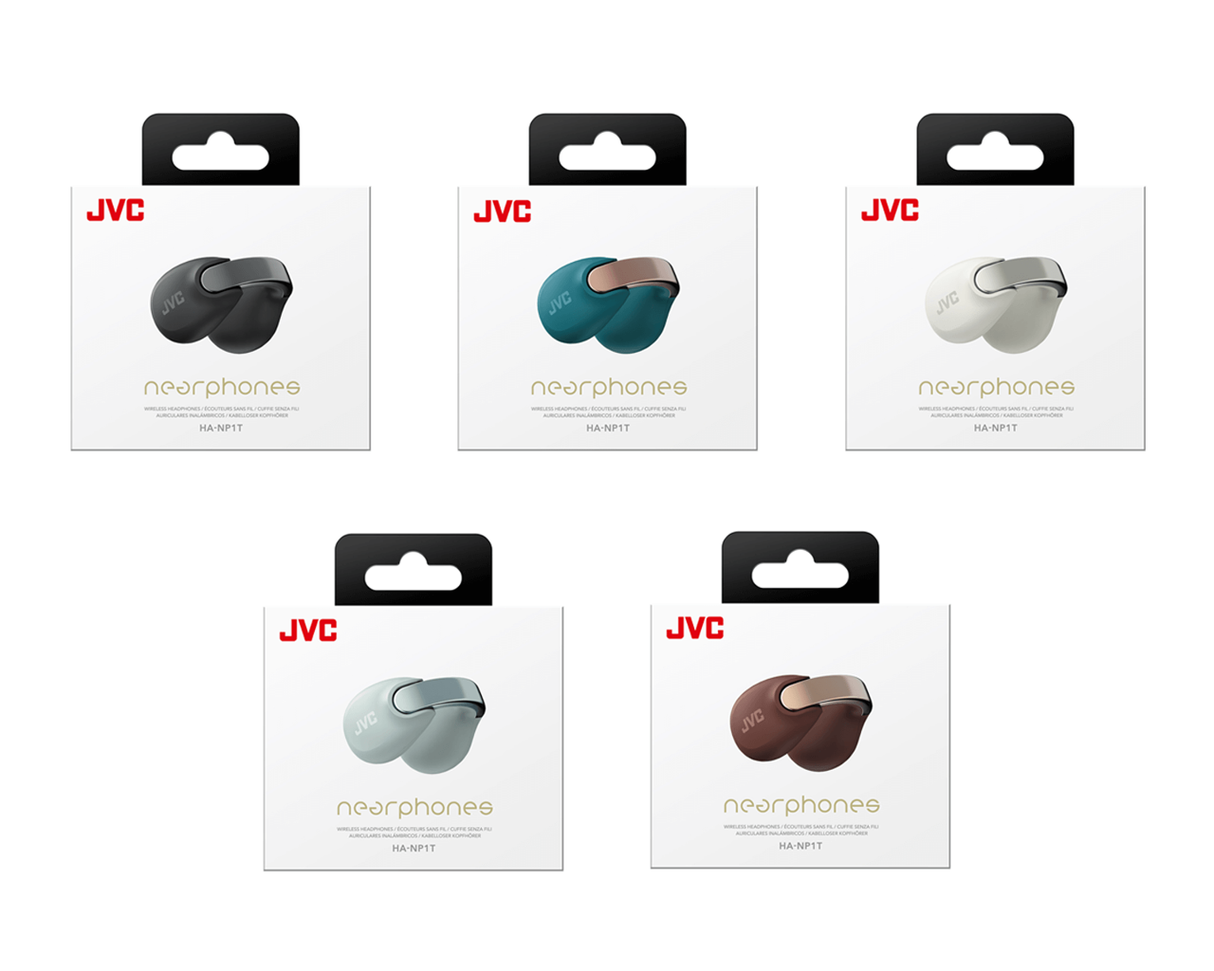 JVC HA-NP1T, In-Ear belaidės dinaminės ausinės (įvairių spalvų)