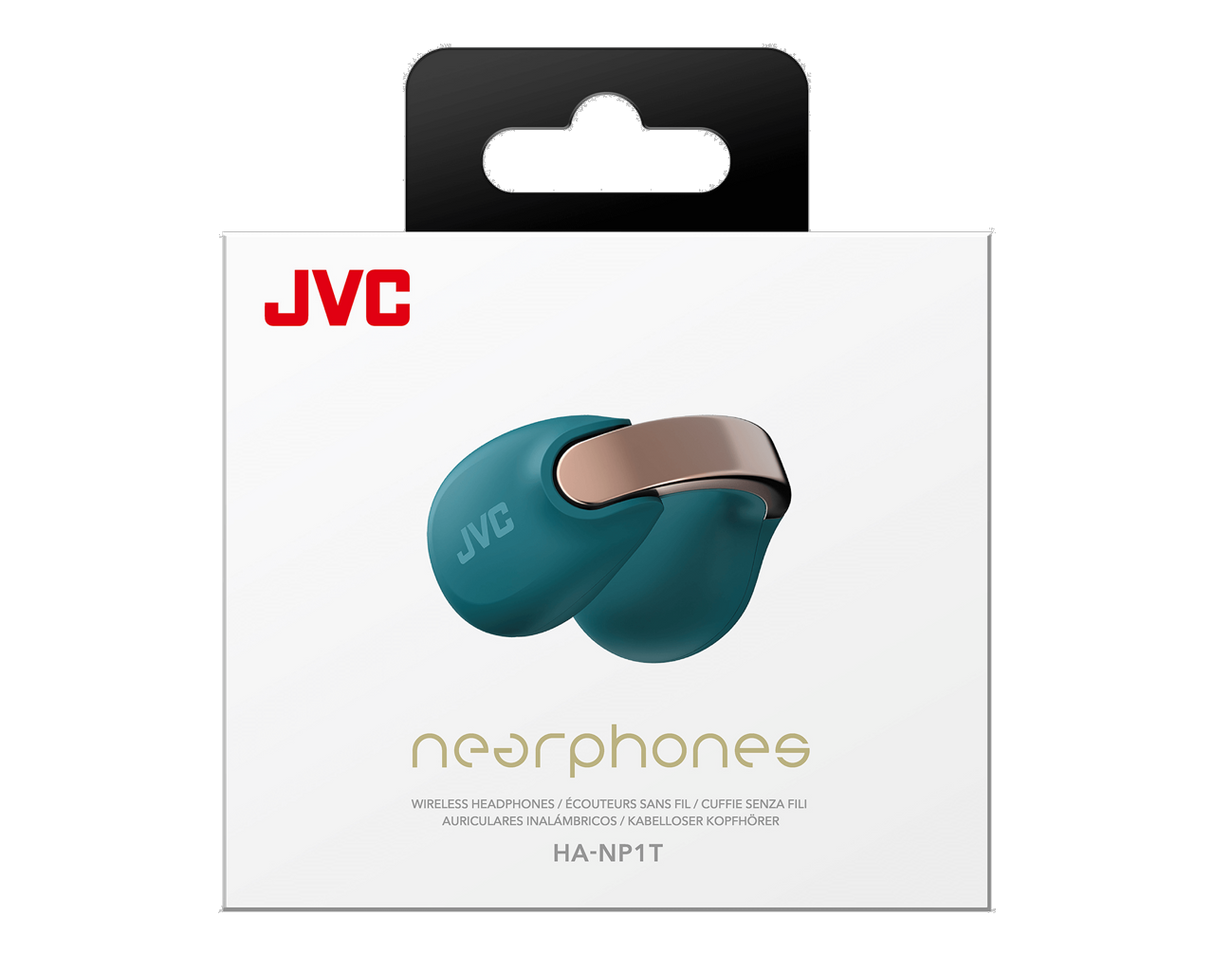 JVC HA-NP1T, In-Ear belaidės dinaminės ausinės (įvairių spalvų)