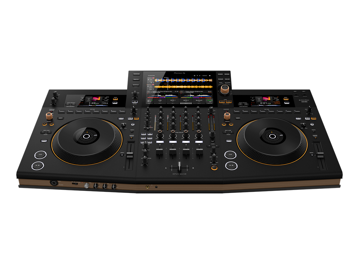 PIONEER OPUS-QUAD, viskas viename DJ sistema su spalvotu 10.1" ekranu