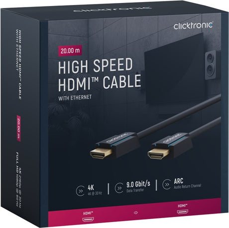 Premium High Speed HDMI™ Cable with Ethernet 20m