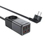 Acefast Z2, GaN, 3xUSB-C, 2xUSB-A, 75W Stalinis adapteris - įkroviklis