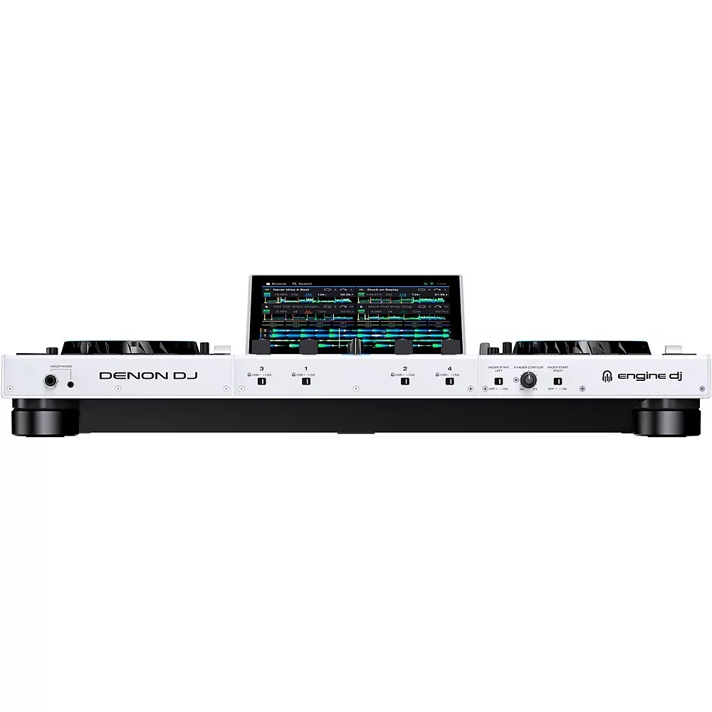 Denon Prime 4+,  DJ sistema su spalvotu 10.1" ekranu