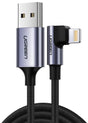 UGREEN US299 USB, Lightning kampinis laidas MFi 1m