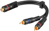 Goobay Audio Y RCA (0.2 m), cable adapter