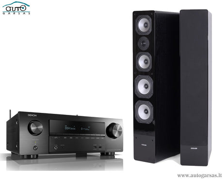 Stereo komplektas - AV resyveris Denon AVR-X1500H, su kolonėlėm Dynavoice Challenger M-65 EX (v.4) Stereo Stereo AUTOGARSAS.LT