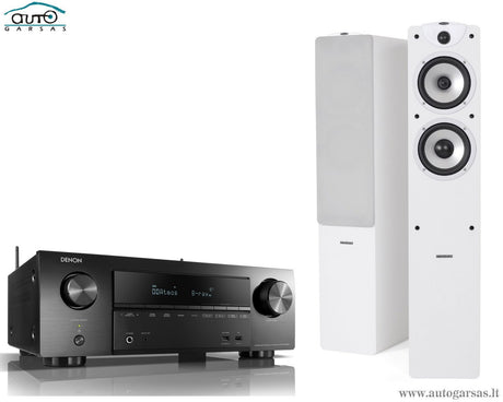 Stereo komplektas - AV resyveris Denon AVR-X1500H, su kolonėlėm Dynavoice Magic F-6 EX (v.3) Stereo Stereo AUTOGARSAS.LT