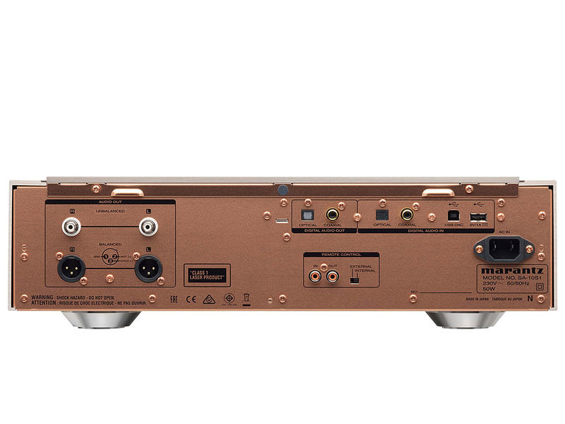 Marantz SA-10, CD/SACD Grotuvas (įvairių spalvų)- galas