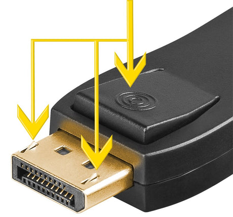 Goobay DisplayPort/HDMI™, adapteris- užraktas