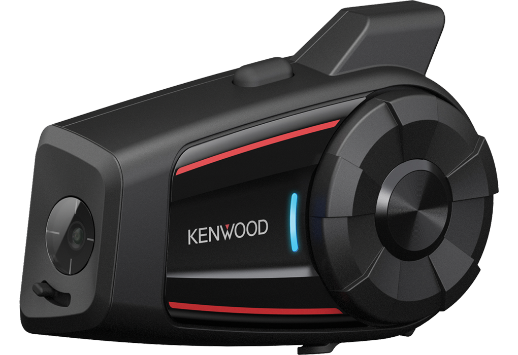 Kenwood KCA-HX7C, motociklams skirta Bluetooth komunikacijos ir įrašymo sistema  - šonas