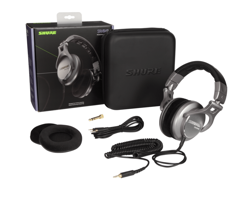 Shure SRH940, profesionalios On-Ear tipo ausinės- komplektas