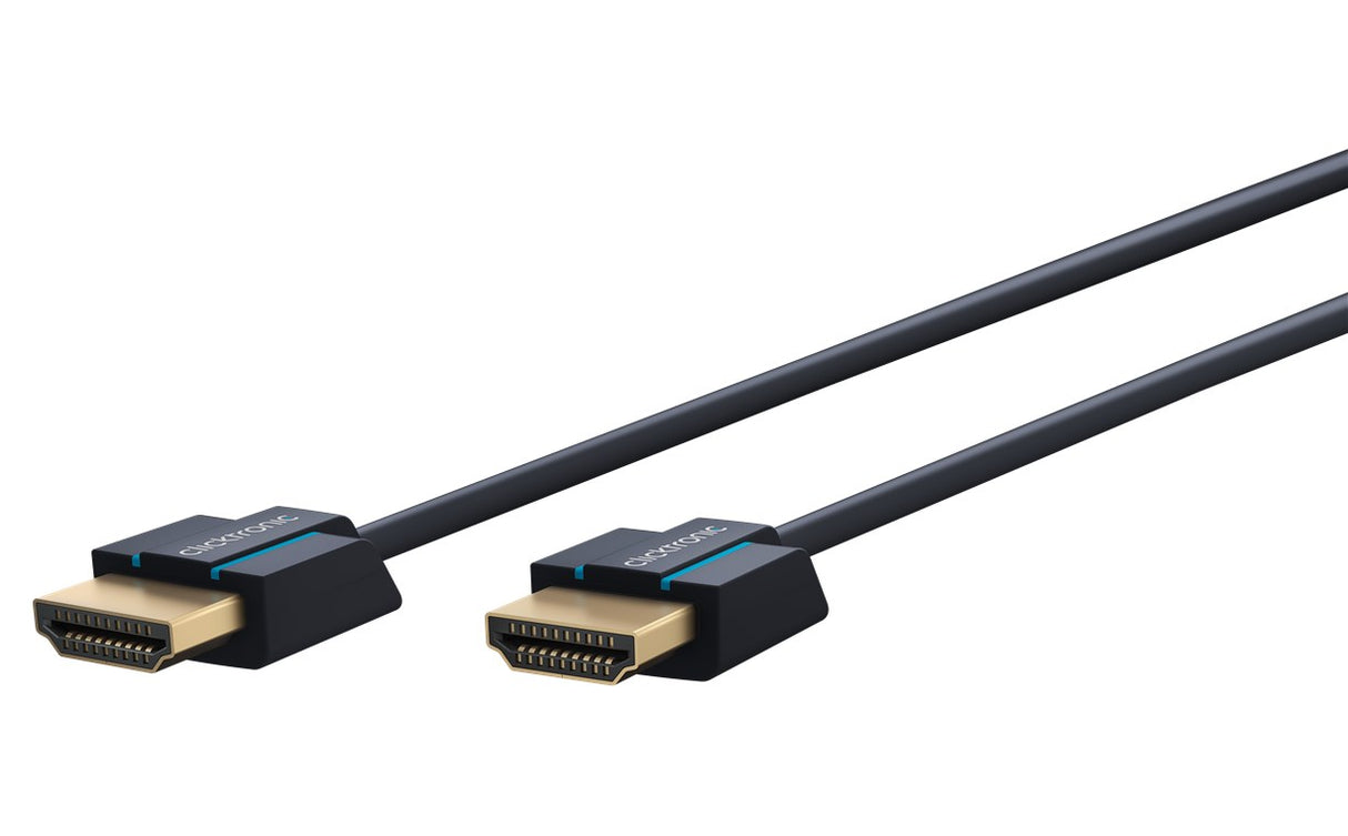 Clicktronic Ultra-Slim High Speed HDMI™, (1.5 m.) signalinis HDMI kabelis su Ethernet palaikymu