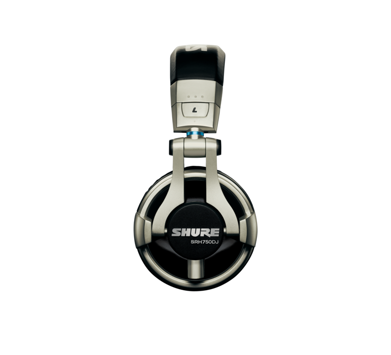 Shure SRH750 DJ, profesionalios DJ On-Ear tipo ausinės- šonas