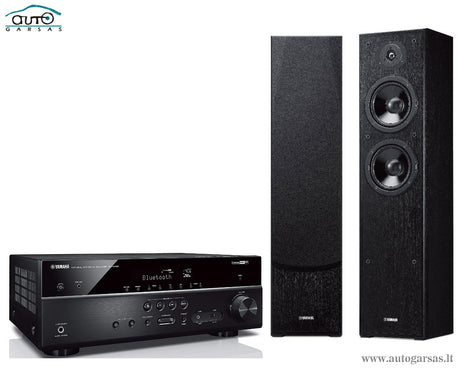 Stereo komplektas - AV resyveris Yamaha RX-V485, su kolonėlėm Yamaha NS-F51 Stereo Stereo AUTOGARSAS.LT