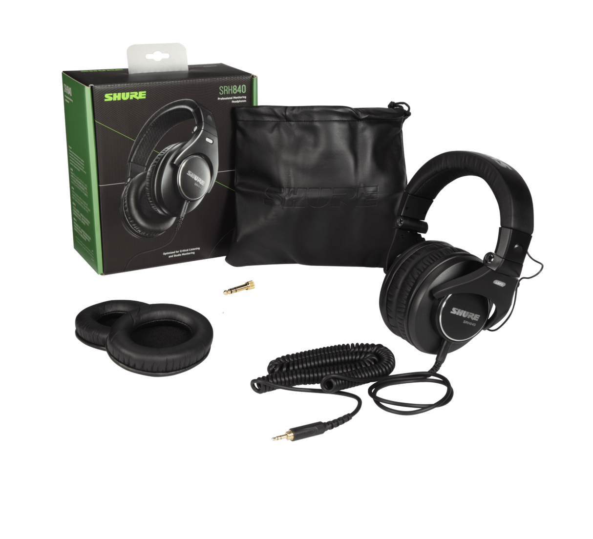 Shure SRH840, Profesionalios ausinės - komplektas