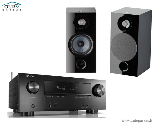 Stereo komplektas - AV resyveris Denon AVR-X2600H, su kolonėlėm Focal Chora 806 Stereo Stereo AUTOGARSAS.LT