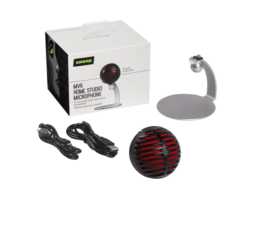 Shure MV5, mikrofonas su skaitmeniniu kondensatoriumi