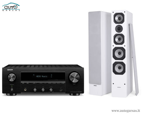 Stereo komplektas - stiprintuvas Denon DRA-800H, su kolonėlėm Dynavoice Challenger M-65 Stereo Stereo AUTOGARSAS.LT