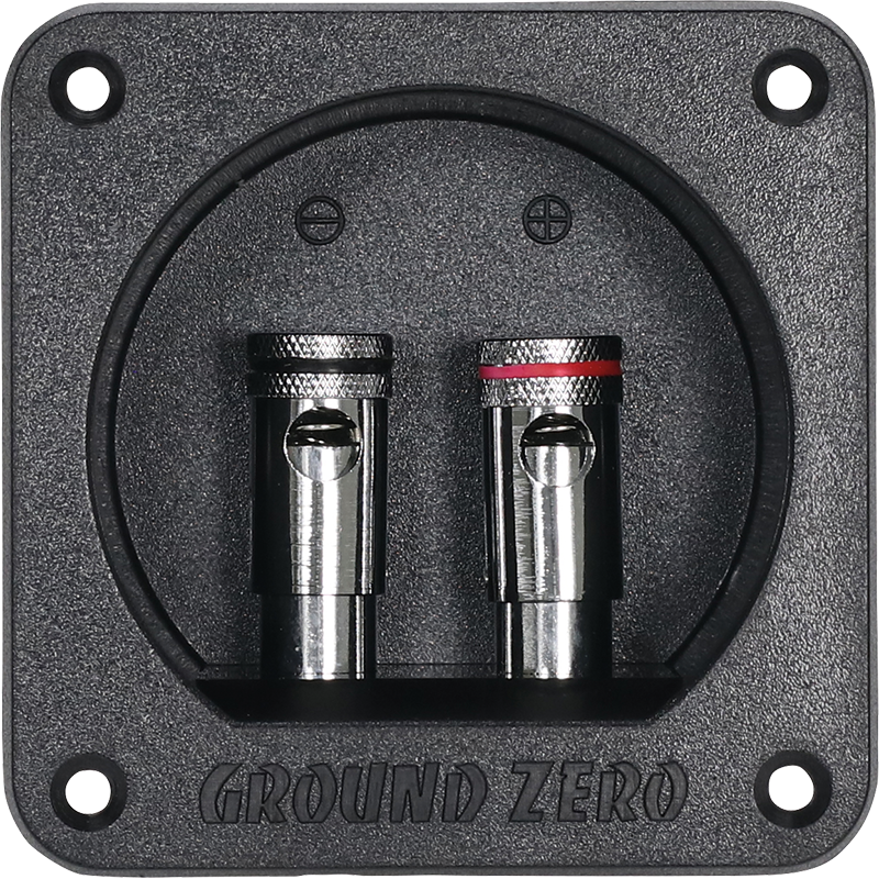 Ground Zero GZST 2B, 2-pin garsiakalbio terminalas