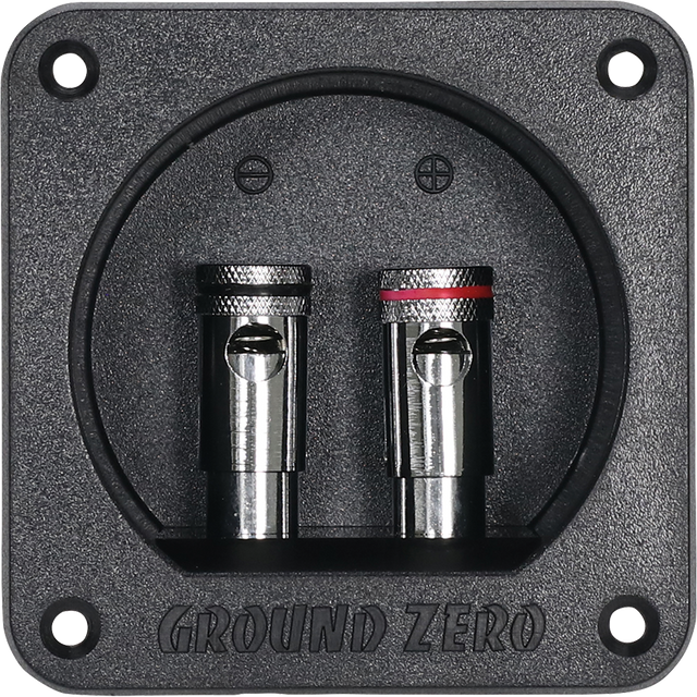 Ground Zero GZST 2B, 2-pin garsiakalbio terminalas