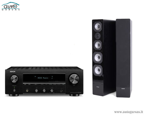 Stereo komplektas - stiprintuvas Denon DRA-800H, su kolonėlėm Dynavoice Challenger M-65 Stereo Stereo AUTOGARSAS.LT