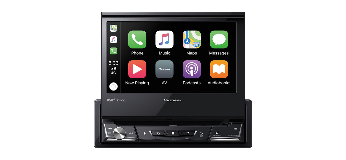 Pioneer AVH-Z7200DAB, automobilinė multimedija- priekis