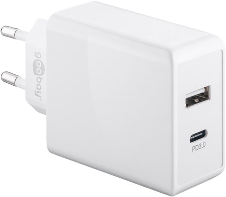 Goobay Dual USB-C™ PD, greito įkrovimo krovilis - šonas