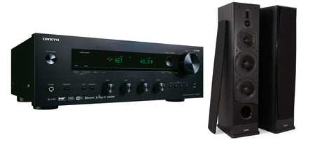 Stereo komplektas - stiprintuvas ONKYO TX-8270, su kolonėlėm Dynavoice Definition DF-8 Stereo Stereo AUTOGARSAS.LT