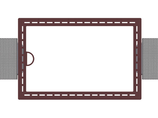 Monitor Audio WB4LCR Pre-Construction Bracket, montavimo rėmas