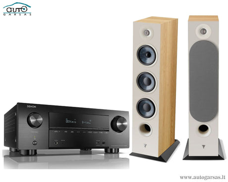 Premium klasės stereo komplektas - AV resyveris Denon AVR-X3500H, su kolonėlėm Focal Chora 826 Stereo Stereo AUTOGARSAS.LT