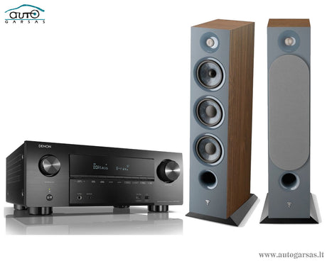 Premium klasės stereo komplektas - AV resyveris Denon AVR-X3500H, su kolonėlėm Focal Chora 826 Stereo Stereo AUTOGARSAS.LT