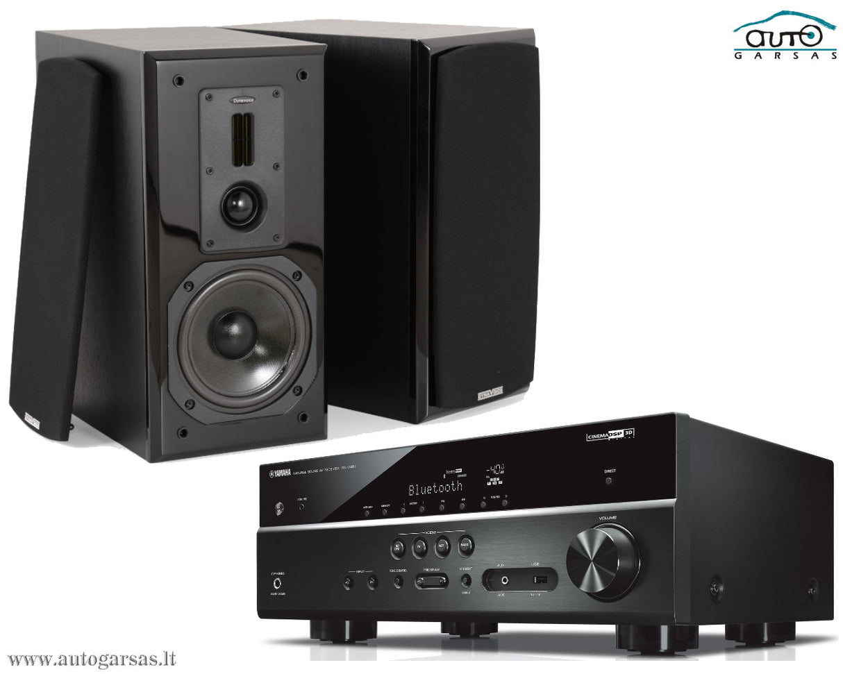 Stereo komplektas - AV resyveris Yamaha RX-V485, su kolonėlėm Dynavoice Definition DM-6 Stereo Stereo AUTOGARSAS.LT